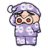 #ティーズファクトリー(国内販売のみ） 身辺雑貨 クレヨンしんちゃんモコモコ刺繍ステッカー　  パジャマぶりぶりざえもん KS-5546811BU