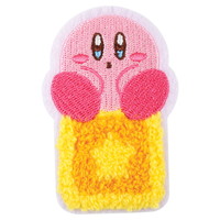 #ティーズファクトリー(国内販売のみ） 身辺雑貨 星のカービィモコモコ刺繍ステッカー　  星ブロック HK-5546825BL