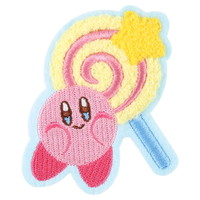 #ティーズファクトリー(国内販売のみ） 身辺雑貨 星のカービィモコモコ刺繍ステッカー　  無敵キャンディ HK-5546826MC