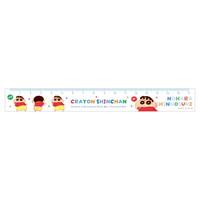#ティーズファクトリー(国内販売のみ） 筆記小物 クレヨンしんちゃんスリム定規　 17cm しんちゃんワールド･ドーン KS-5543932SD