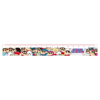 #ティーズファクトリー(国内販売のみ） 筆記小物 クレヨンしんちゃんスリム定規　 17cm ぎゅうぎゅうしんちゃん KS-5543934GS