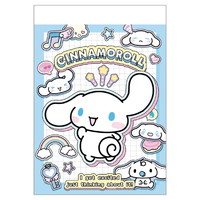 #ティーズファクトリー(国内販売のみ） メモ帳 サンリオキャラクターズミニメモ　  ペタペタステッカーズ･シナモロール SR-5543937CR