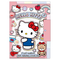 #ティーズファクトリー(国内販売のみ） 身辺雑貨 サンリオキャラクターズ上からも横からも取り出せるファイル　  ペタペタステッカーズ･ハローキティ SR-5543951KT