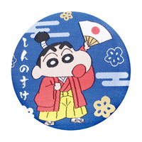 #ティーズファクトリー(国内販売のみ） 事務小物 クレヨンしんちゃん･織刺繍缶マグネット　  しんのすけ KS-5546927SN