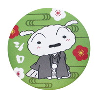#ティーズファクトリー(国内販売のみ） 事務小物 クレヨンしんちゃん･織刺繍缶マグネット　  シロ KS-5546928SI