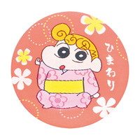 #ティーズファクトリー(国内販売のみ） 事務小物 クレヨンしんちゃん･織刺繍缶マグネット　  ひまわり KS-5546930HM