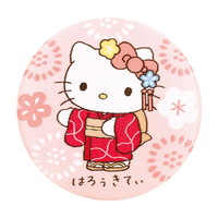 #ティーズファクトリー(国内販売のみ） 事務小物 サンリオキャラクターズ･織刺繍缶マグネット　  ハローキティ SR-5546934KT