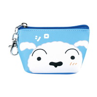 #ティーズファクトリー(国内販売のみ） 身辺雑貨 クレヨンしんちゃん三角ミニポーチ　  シロ KS-5544468SI