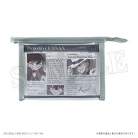 #ティーズファクトリー(国内販売のみ） 身辺雑貨 名探偵コナンフチイロポーチ　  Newspaper CO-5581595NP