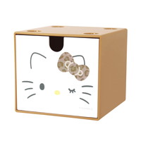 #ティーズファクトリー(国内販売のみ） 生活雑貨 サンリオキャラクターズスタッキングチェスト　  フェイス･ハローキティ･レオパード SR-5545403LE