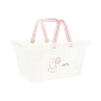 #ティーズファクトリー(国内販売のみ） 生活雑貨 ミッフィークリアバスケット　  ピンク MF-5545414PI