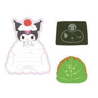 #ティーズファクトリー(国内販売のみ） メモ帳 サンリオキャラクターズ隠せるメッセージメモ　  わいわいピクニック･クロミ SR-5562065WK