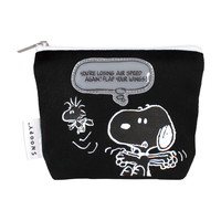 #ティーズファクトリー(国内販売のみ） 身辺雑貨 スヌーピーコミックスタイルマルチケース　  ブラック＆ホワイト･ブラック SN-5549222BK