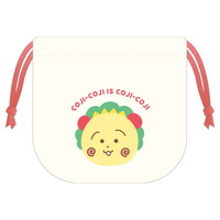 #ティーズファクトリー(国内販売のみ） 身辺雑貨 コジコジサガラ刺繍巾着ポーチ　  コジコジ CJ-5544548CJ