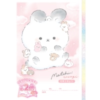 #クーリア ノート 100ページピリッと自由帳　  もっちりうさ 00070