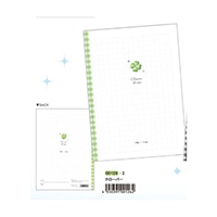 #クーリア ノート クリア方眼ノート 5mm クローバー 00126