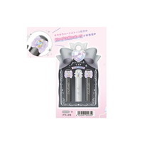 #クーリア  リボンマスコット付き鉛筆キャップ  ブラックB 02235