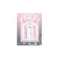 #クーリア  リボンマスコット付き鉛筆キャップ  ピンク 02237