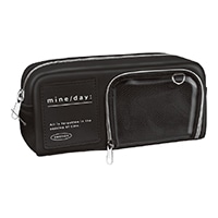 #クーリア  マルチタイプポケットペンポーチ  マインデイ･ブラック 03194