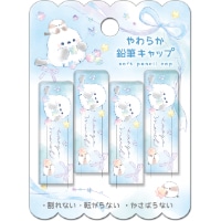 #クーリア 筆記関連小物 シマエナガ･やわらか鉛筆キャップ　  きらりんエナガマーチ 04171