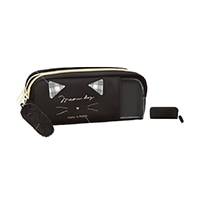 #クーリア 収納用品 ミャウデイペンポーチ  チェック 04253