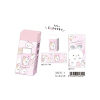 #クーリア 筆記関連小物 もっちりずちびケシ入り消しゴム  もっちりうさ 04310