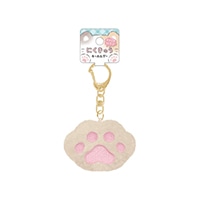 #クーリア 身辺雑貨 もっちりずにくきゅうキーホルダー  みけ 04321