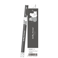 #クーリア  モノクロアニマル鉛筆 2B・丸 シフォンアニマル･うさぎA 04560