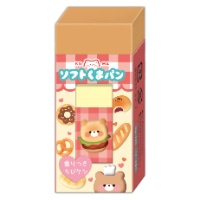 #クーリア 筆記関連小物 パロディマート・ちびケシ入り消しゴム　  ソフトくまパン 05023