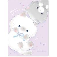 #クーリア 筆記関連小物 下じき　  もふころりん,ねこ 05106