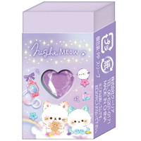 #クーリア  お守りストーン消しゴム  ナイトミャウ 05252