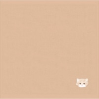 #クーリア 身辺雑貨 モフット・タオルハンカチ　  ねこ 09144