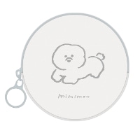 #クーリア 身辺雑貨 ミミムー・サークルミニポーチ　  イヌ 09176