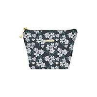 #クーリア  フロールクレール・舟形ポーチ  ブラック 09538