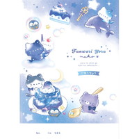 #クーリア  自由帳   ふんわりよるねこ 10043
