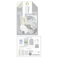 #クーリア  タイポリーステッカー　グレー   71017