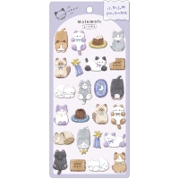 #クーリア シール もふもふふろっきーステッカー　  ねこ 91238