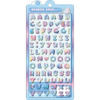 #クーリア シール ボンボンドロップシール 文字 もじもじボンボン・アルファベット 91246