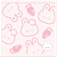 #クーリア 生活雑貨 ジャガードミニタオル　  うさぎ 93324