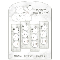 #クーリア エンピツキャップ シマエナガやわらか鉛筆キャップ　  エナガタワー／マーブル 94357