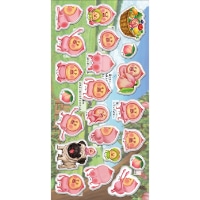 #クーリア(国内販売のみ） シール こびとづかん・図鑑シール　  カクレモモジリ 94503