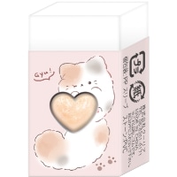 #クーリア 筆記小物 もふっとてーるストーン入り消しゴム　  みけ 94623