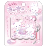 #クーリア メモ おやすみバニーもっちりもこもこメモ　  ピンク 94643