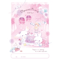 #クーリア ノート おやすみバニー自由帳　  ピンク 94646