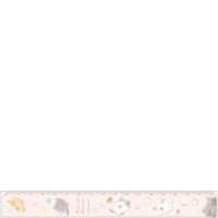 #クーリア 筆記小物 ころころアニマルスリムストレートスケール　 17cm ネコ 94802