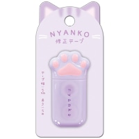 #クーリア シュウセイテープ おてて・修正テープ　  パープル／チェシャ 95168