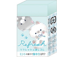 #クーリア 筆記小物 リフレッシュ消しゴム　  もふころりん／ねこ 95284