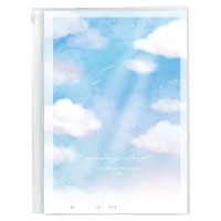 #カミオジャパン ノート A5カバー付連絡ノートたて／DREAMY　CLOUD   218399