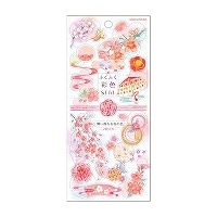 #カミオジャパン シール PMふくふく彩色シール  舞い散る桜の色 218512