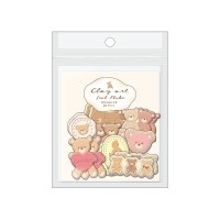 #カミオジャパン シール PM　CLAY　ART　SEAL　FLAKE／BEAR   218519